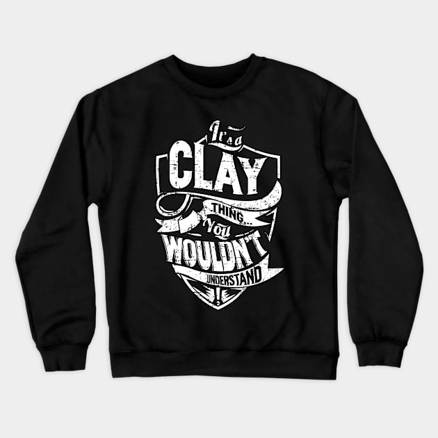 CLAY Crewneck Sweatshirt by davidmarisa